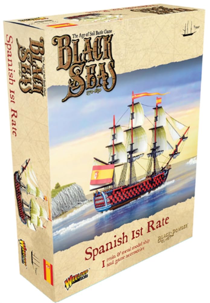 Warlord Games Spanish Navy 1st Rate 1700 Scale Miniature for Black Seas Highly Detailed Age of Sail Era Miniatures for Tabletop Wargaming - Image 4