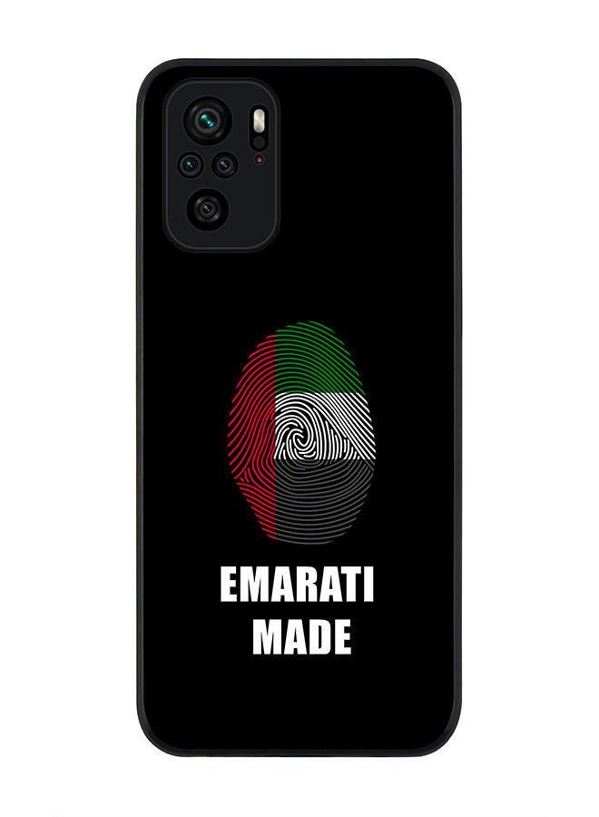 Stylizedd Rugged Black edge case for Redmi Note 10S/Redmi Note 10 4G Slim fit Soft Case Flexible Rubber Edges Anti Drop TPU Gel Thin Cover - Emarati Made - Image 1