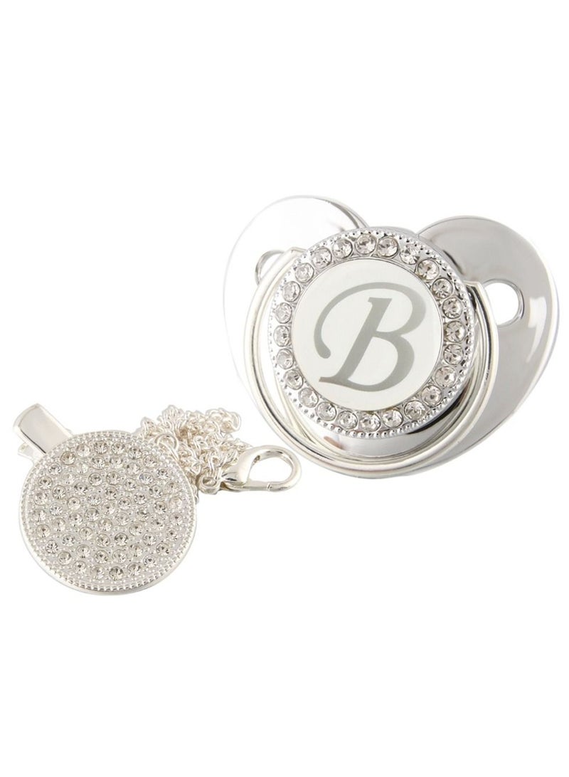 Loquat سكاتة لرضيع بحرف الأبجدية لامعة مثل الألماس - Image 1