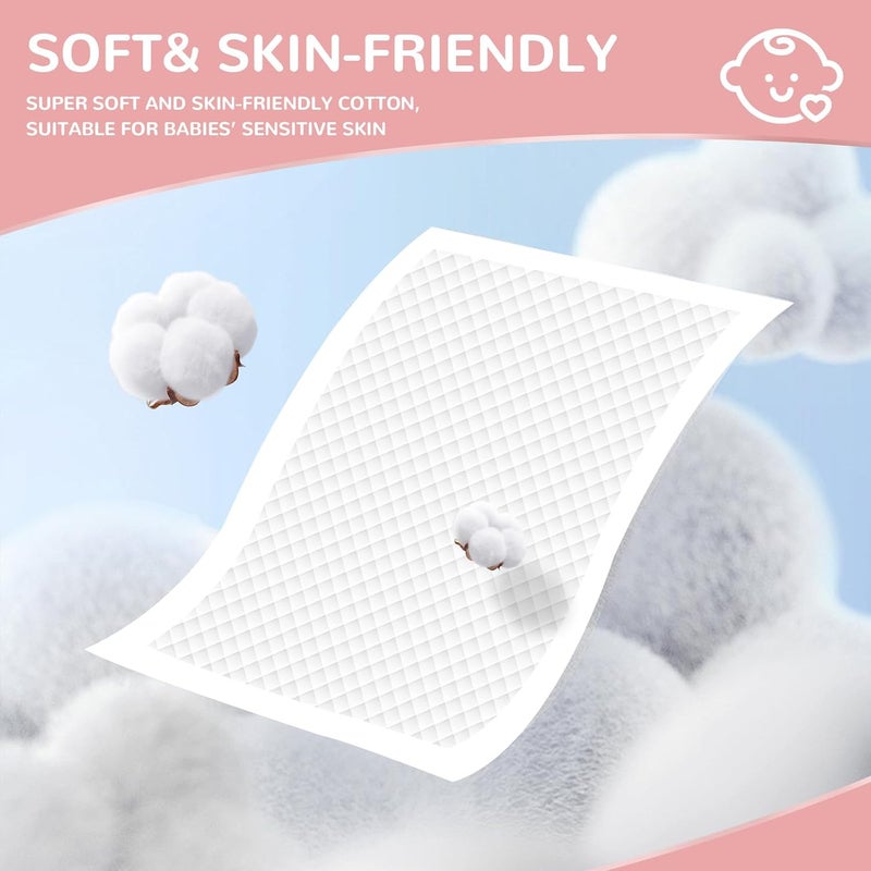 MILDPLUS Disposable Changing Pads(50 Pack),Baby Disposable Underpad,Waterproof & Absorbent Diaper Changing Pad,Breathable Underpads,Bed Table Protector Mat,18 Inches x 26 Inches - Image 4
