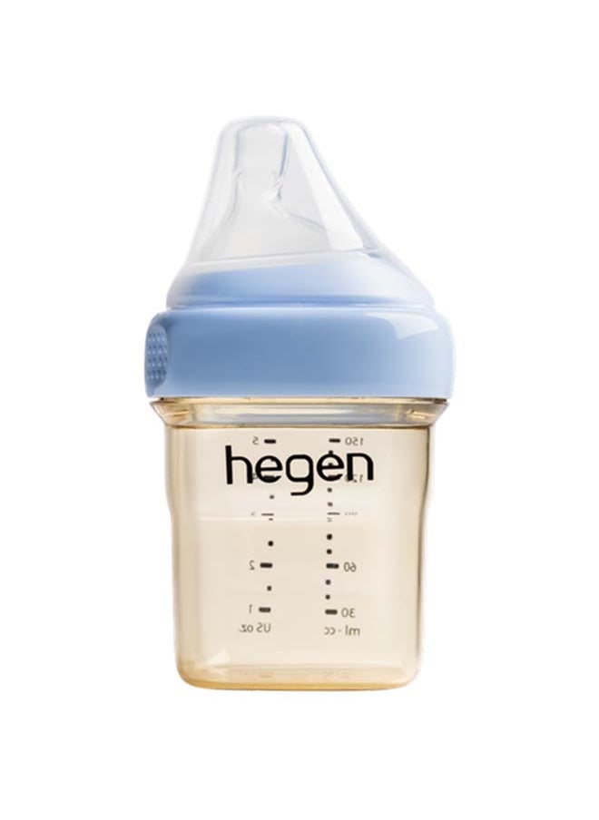 hegen Collar And Transparent Cover Blue For Feeding Bottle  - Image 2