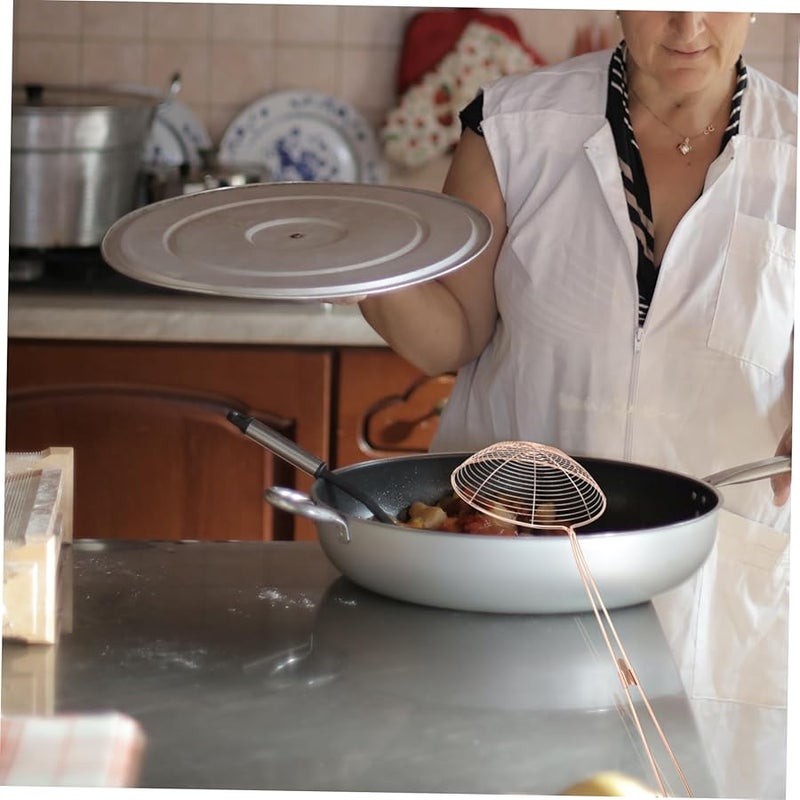 Stainless Steel Kitchen Colander Spoon Strainer For Hot Pot Vegetables Rose Gold - Image 5