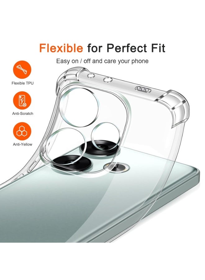 Case for Realme GT 7 / Realme GT 7T / GT 7 Dream Edition Case Slim fit Cover Soft Clear TPU Protective Case with Camera Protection - Image 4