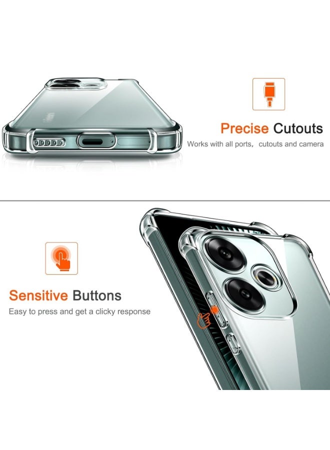 Case for Realme GT 7 / Realme GT 7T / GT 7 Dream Edition Case Slim fit Cover Soft Clear TPU Protective Case with Camera Protection - Image 2