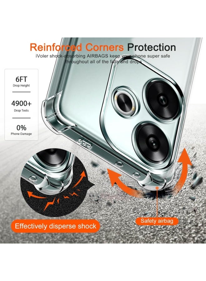 Case for Realme GT 7 / Realme GT 7T / GT 7 Dream Edition Case Slim fit Cover Soft Clear TPU Protective Case with Camera Protection - Image 5