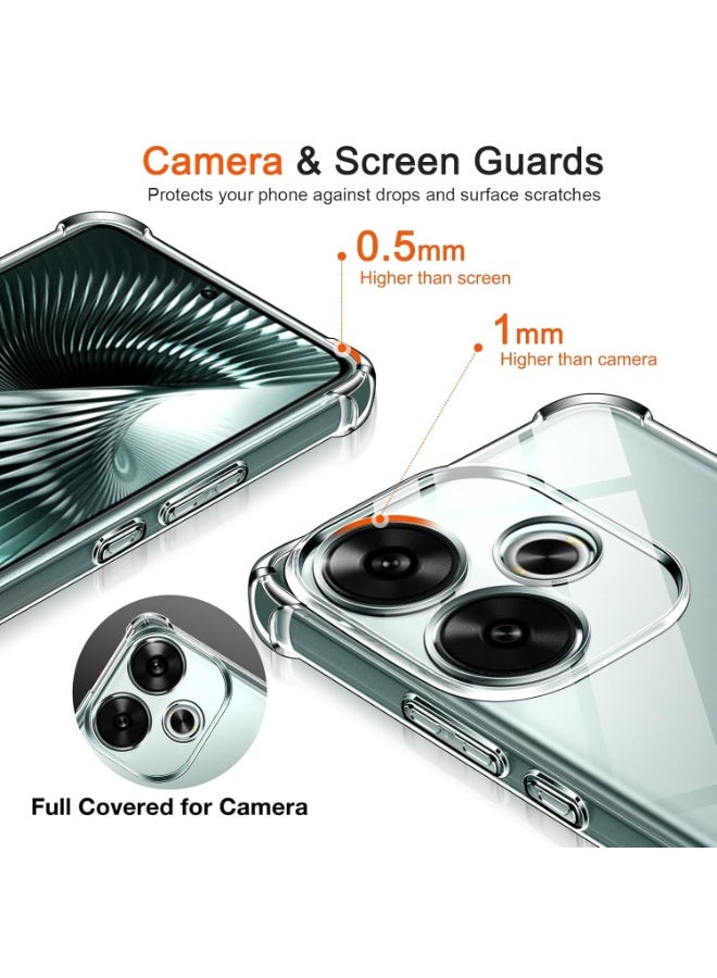 Case for Realme GT 7 / Realme GT 7T / GT 7 Dream Edition Case Slim fit Cover Soft Clear TPU Protective Case with Camera Protection - Image 3