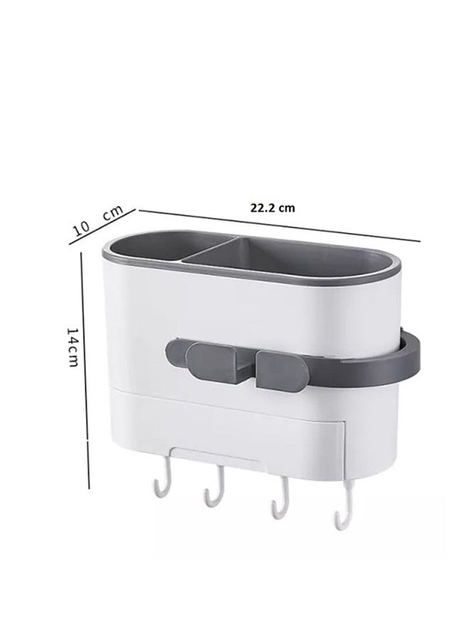 fashionhome Set of 2 Wall Mounted Multifunctional Storage Box - Image 2