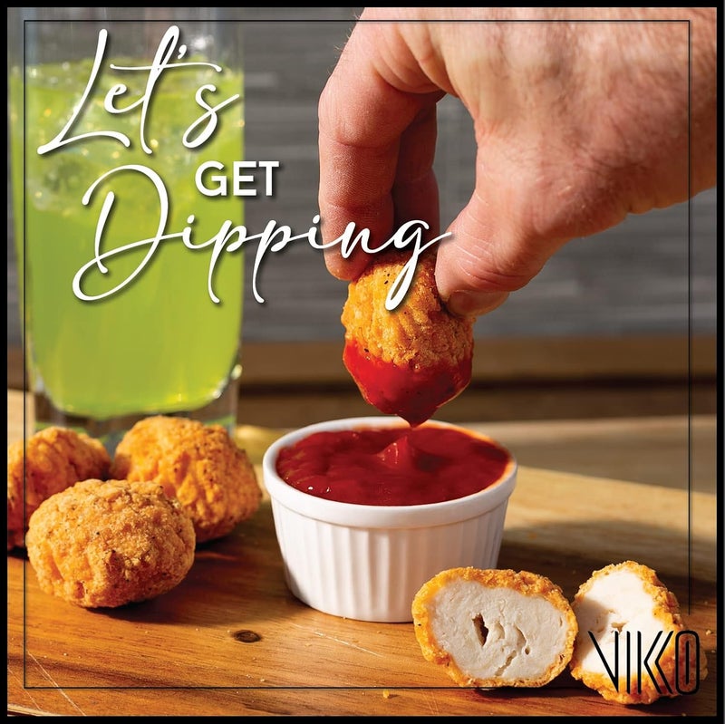 Vikko 2 Oz Ramekin Set: Small Ramekins & Soufflé Dishes - Ceramic Charcuterie Cups - Oven Safe Ramekins - Mini Ramekins - White Ramekins 2 oz - Condiment Cups & Dipping Sauce Cups - Ramiken Set of 6 - Image 4