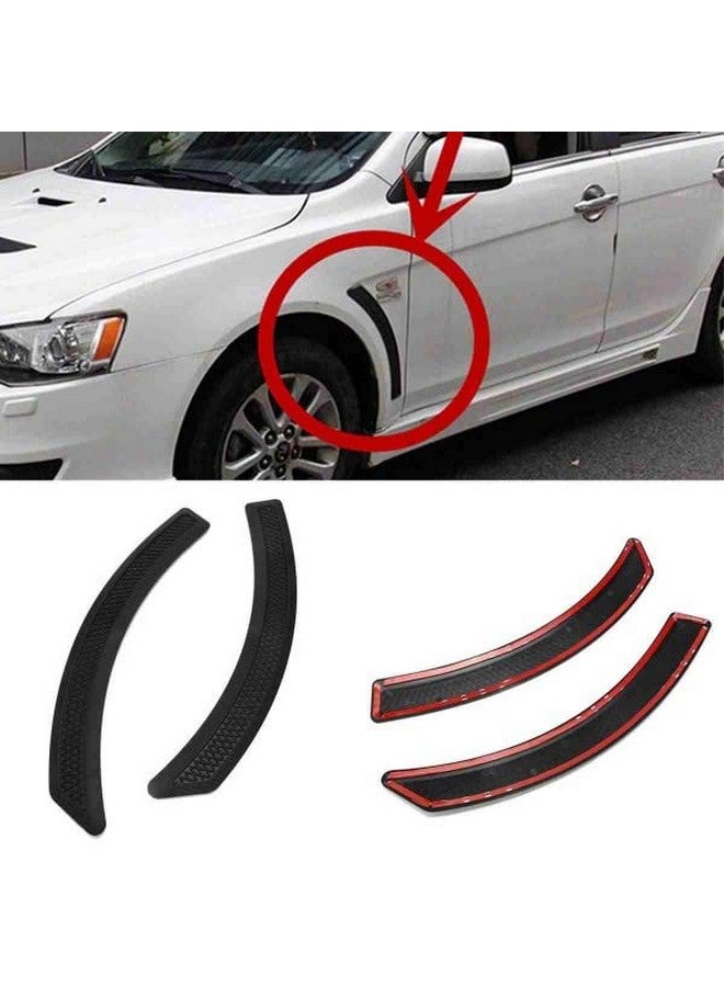 Alco 2pcs Fender Front Side Body Marker Wing Vent Trim Cover ABS Plastic - Image 5