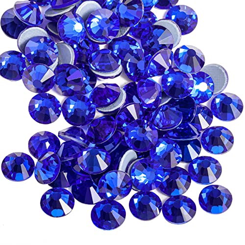 Beadsland Hotfix Rhinestones, 1440pcs Flatback Crystal Rhinestones for Crafts Clothes DIY Decorations, Sapphire, SS20, 4.6-4.8mm - Image 4