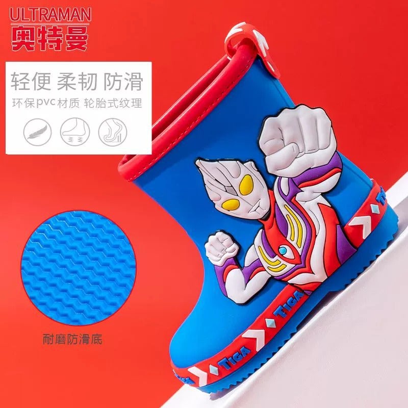 Ultraman Children'S Rain Boots Boys Rubber Shoes Water Shoes Children Overshoes Baby Boys Waterproof Large Children'S Rain Boots - Image 5