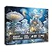 BBOLDIN Magic Ocean Mushrooms Castle Puzzles for Adults 1000 Pieces Nature Fantasy Fish Jellyfish Art Jigsaw Puzzles Impossible Hard Challenging Puzzle - Image 2