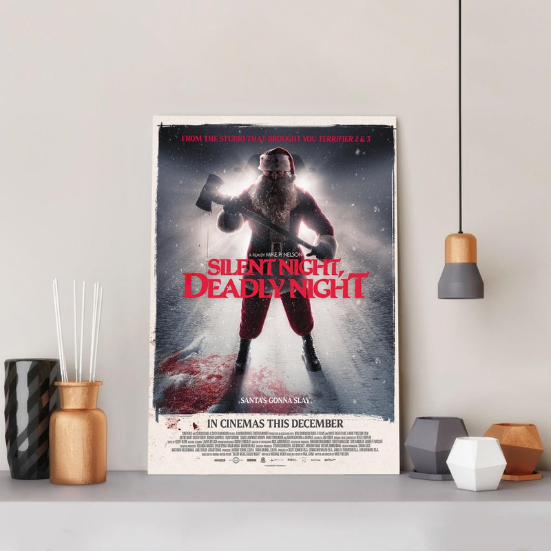 TNESSENTIAL Silent Night, Deadly Night Movie Poster, High Quality Canvas Prints, Wall Art, Home Decor, Perfect Gift, Unframed Poster - Image 3