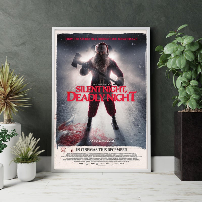 TNESSENTIAL Silent Night, Deadly Night Movie Poster, High Quality Canvas Prints, Wall Art, Home Decor, Perfect Gift, Unframed Poster - Image 2