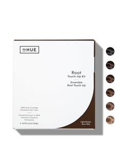dpHUE dpHUE Root TouchUp Kit Light Brown  Permanent Hair Color for Gray Coverage  Includes Two Applications  Paraben SLS  SLES Sulfate Free  Leaping Bunny Certified 