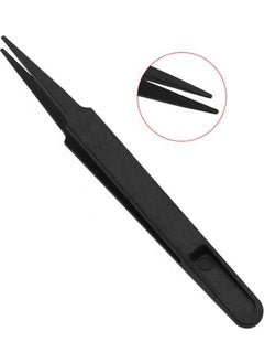 Hobi Mekatronik Hobby Mechatronics Precision Electronic Tweezers Antistatic Carbon FIBER(93303)  - Image 1