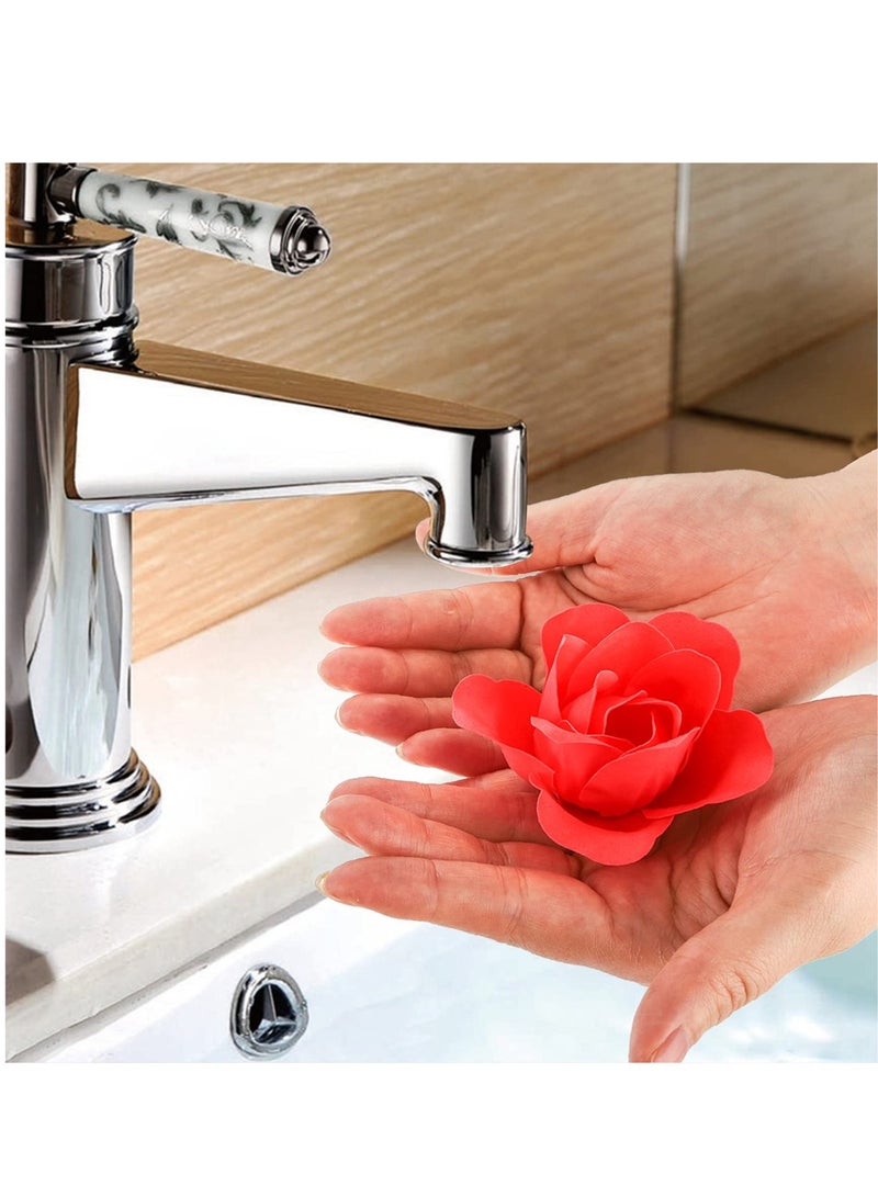 SYOSI 4 Boxes Floral Scented Bath Soap Rose Flower Petals 36 Pcs Total Plant Essential Oil Rose Soap Petals in Gift Box for Anniversary Birthday Wedding Valentine’s Day Mother’s Day - Image 3