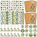 Lcnjscgo Cheetah Party Favors Cheetah Theme Slap Bracelets Key Chains Badge Temporary Tattoos Gift Bags for Kids Jungle Leopard Cheetah Birthday Party Baby Shower Safari Party Supplies - Image 2