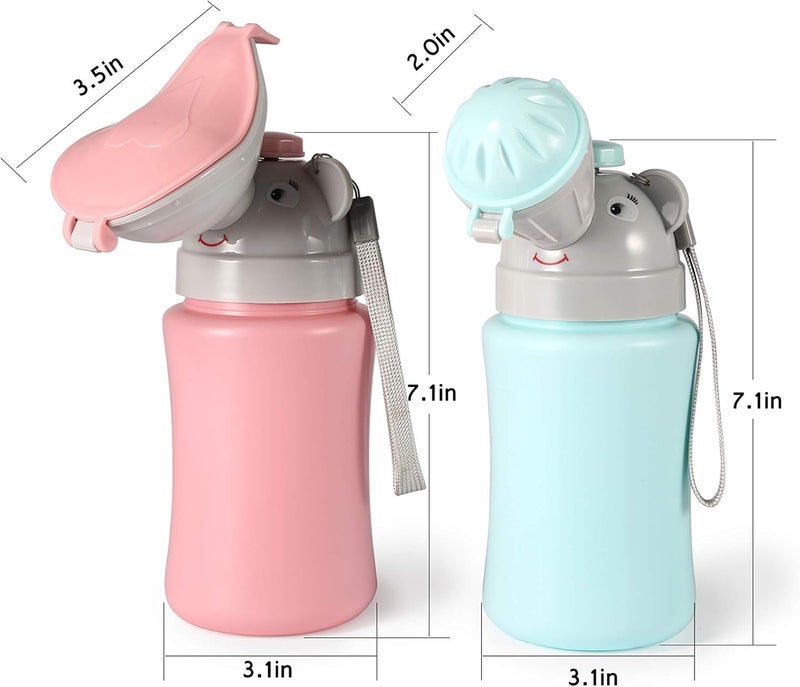 ONEDONE Portable Baby Child Potty Urinal Emergency Toilet for Camping Car Travel and Kid Potty Pee Training (Pink) - Image 5