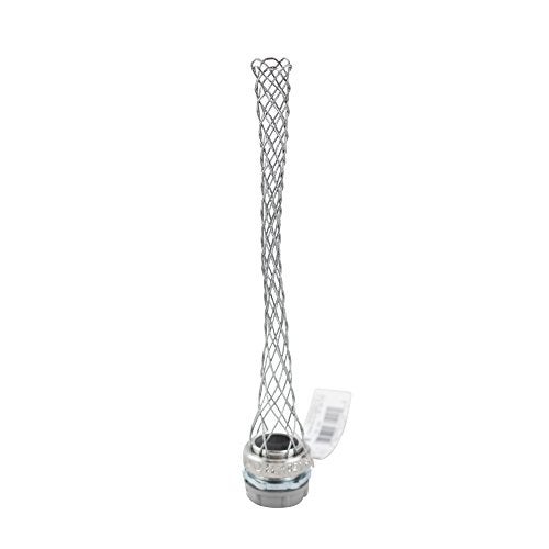 Leviton 3/4-Inch, Straight, Male, Steel Body, Wide-Range Strain-Relief, .520, .730 Cord Range, L7504 - Image 1