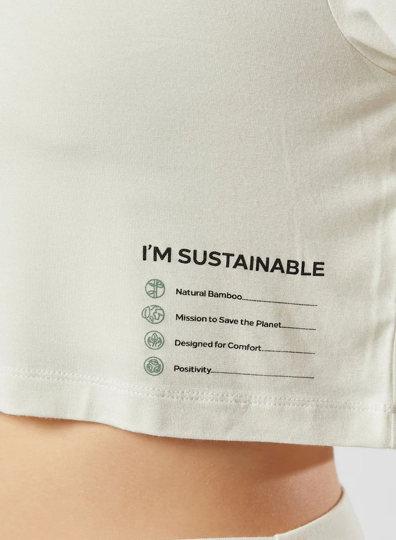 FRWD FRWD Sustainable Cropped T-Shirt
