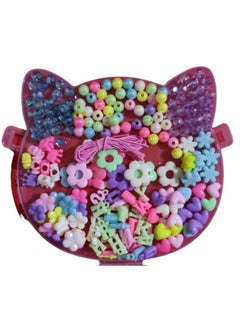 Generic Beads for Jewelry Making and Kids, 8mm Multi-Color Beads, with Charms Set and Elastic String for Jewelry Making, Bracelets and Chains  - Image 1