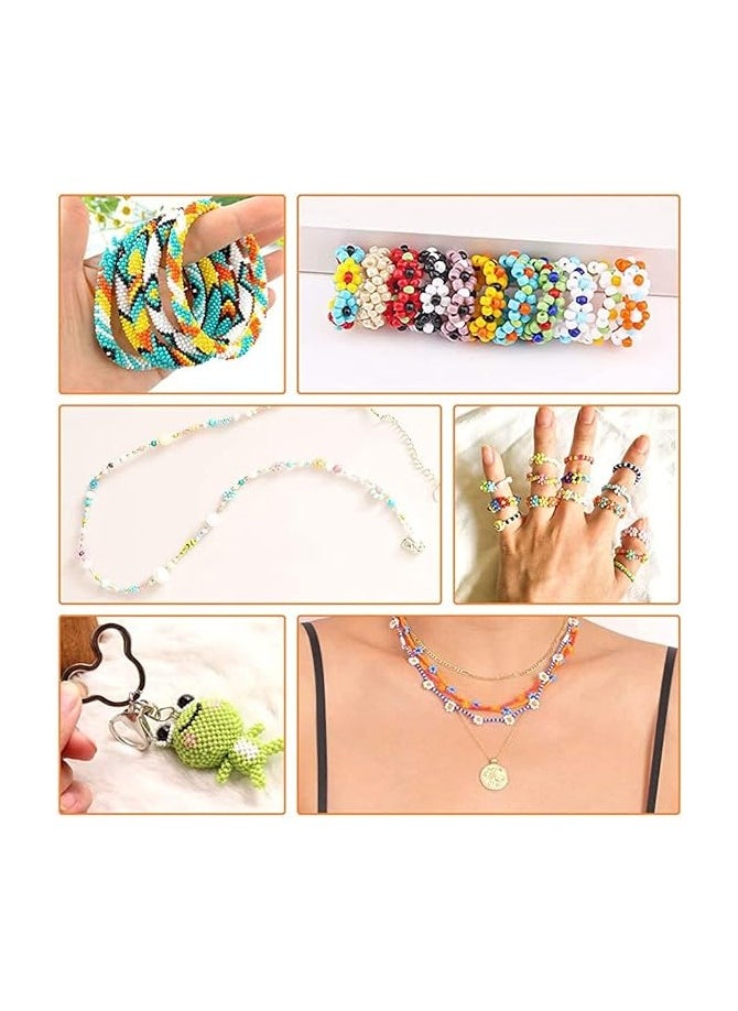 Generic - Beads for Jewelry Making and Kids, 8mm Multi-Color Beads, with Charms Set and Elastic String for Jewelry Making, Bracelets and Chains - Image 1