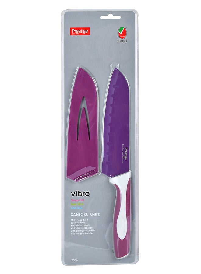 Prestige Santoku Knife Purple 17.5cm - Image 1