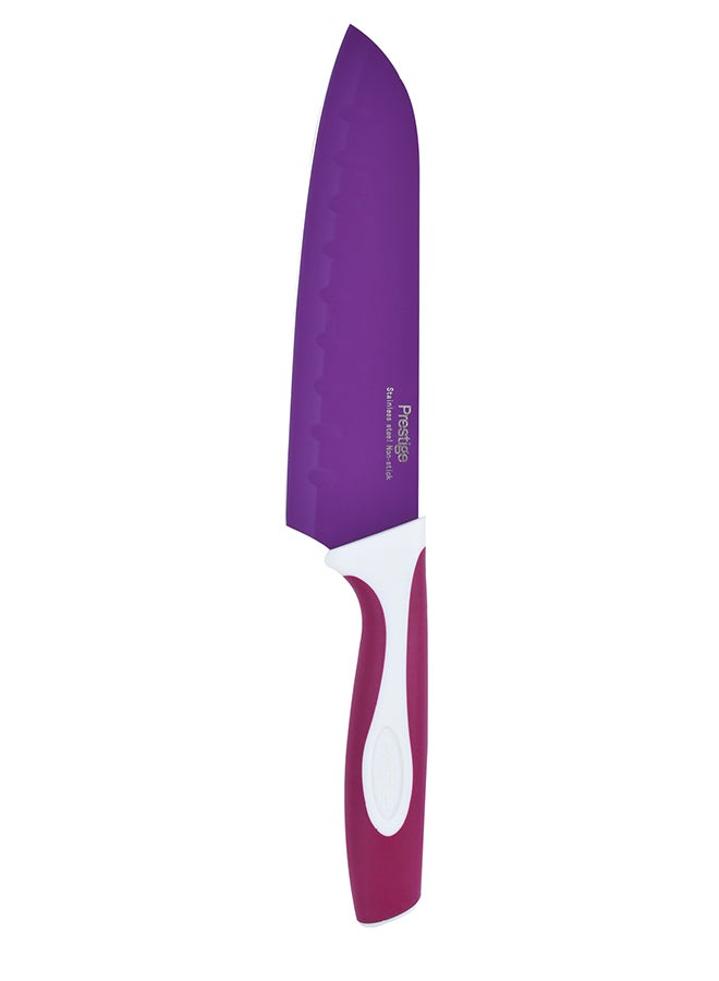 Prestige Santoku Knife Purple 17.5cm - Image 2