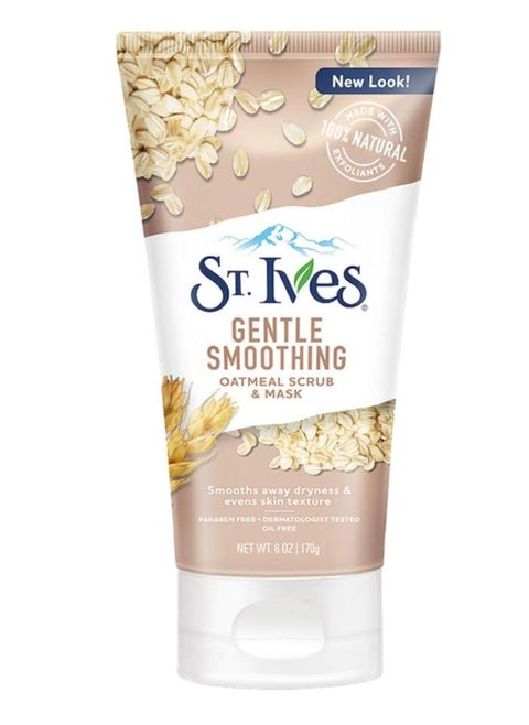 St. Ives Gentle Smoothing Face Scrub and Mask, Oatmeal