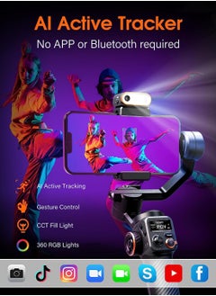 هوهم استقرار انحرافHohem iSteady M6 Kit Gimbal Stabilizer للهواتف الذكية  - Image 2