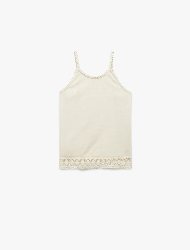 كوتون Strappy Tank Top