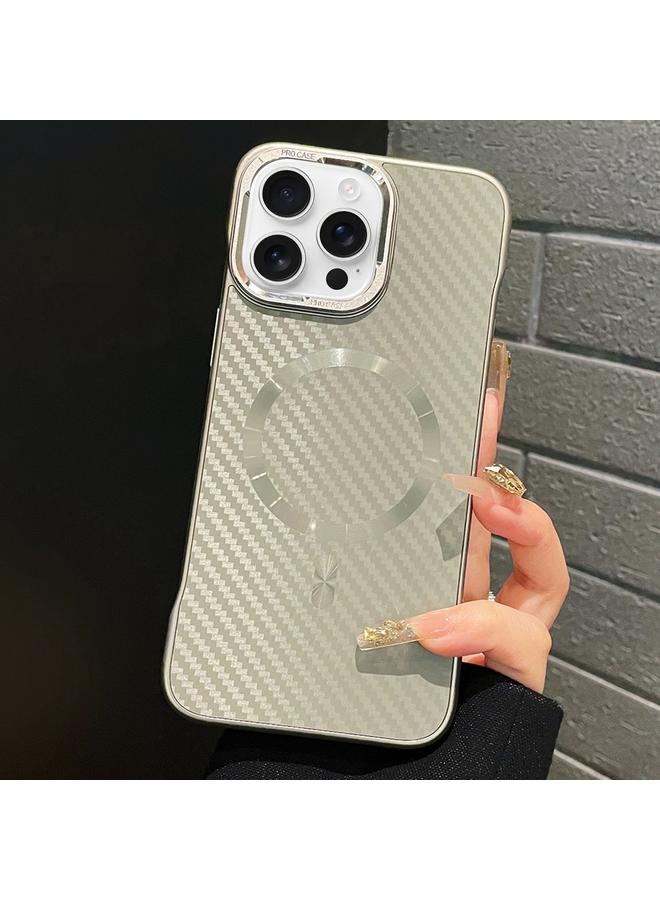 S-TOP Case For iPhone 15 Pro Max AG Carbon Fiber Frameless MagSafe Phone Case - Image 1