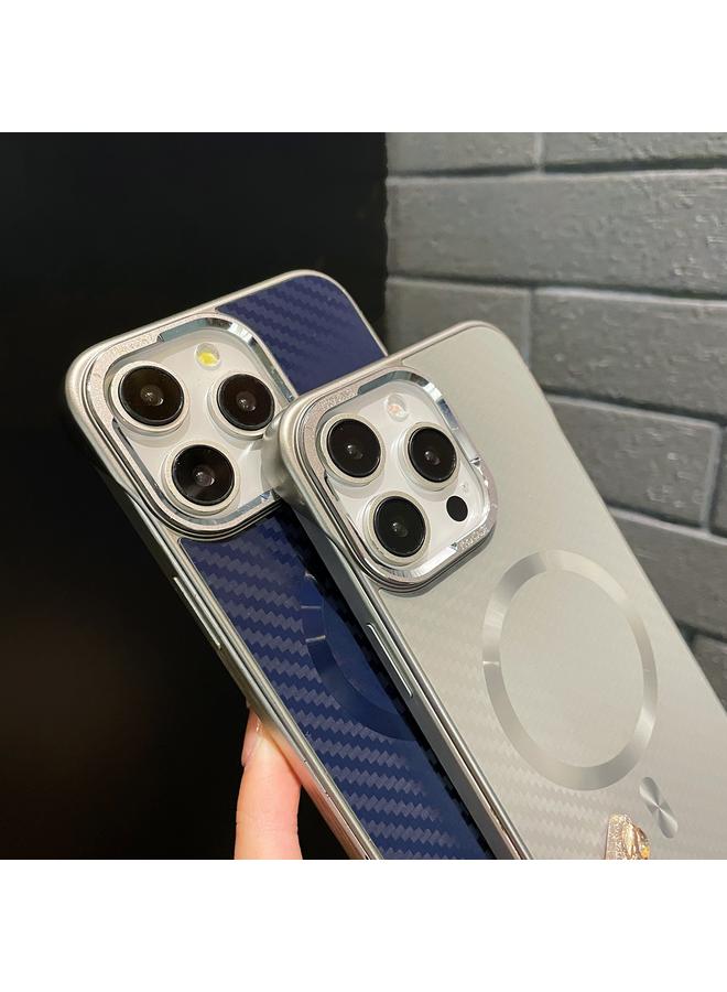 S-TOP Case For iPhone 15 Pro Max AG Carbon Fiber Frameless MagSafe Phone Case - Image 5