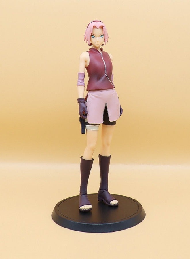 هالامودو مجموعة النينجا ناروتو الظل تعيين ساكورا دمية الديكور - Image 1