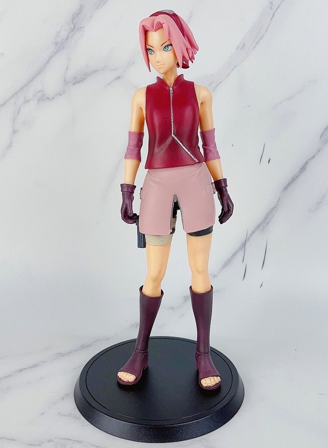 هالامودو مجموعة النينجا ناروتو الظل تعيين ساكورا دمية الديكور - Image 2