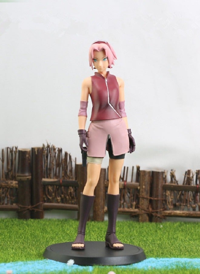 هالامودو مجموعة النينجا ناروتو الظل تعيين ساكورا دمية الديكور - Image 4