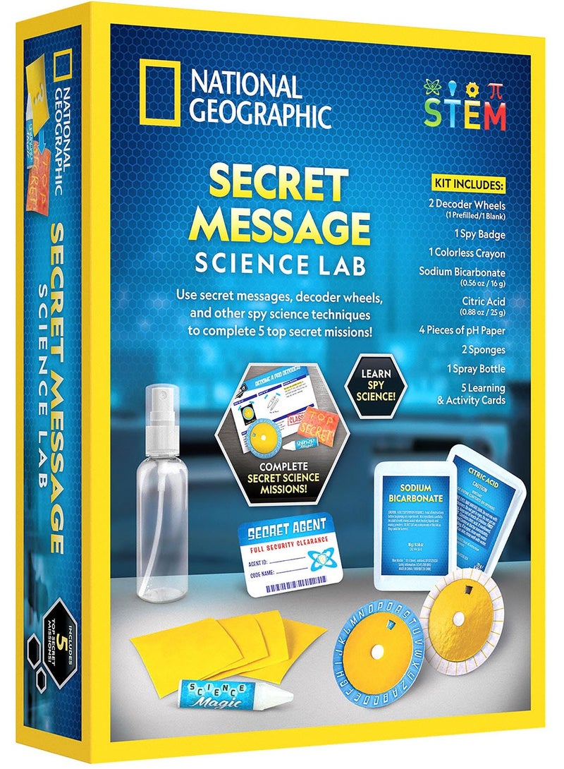 NATIONAL GEOGRAPHIC Blue Marble National Geographic Secret Message Science Lab - Image 3