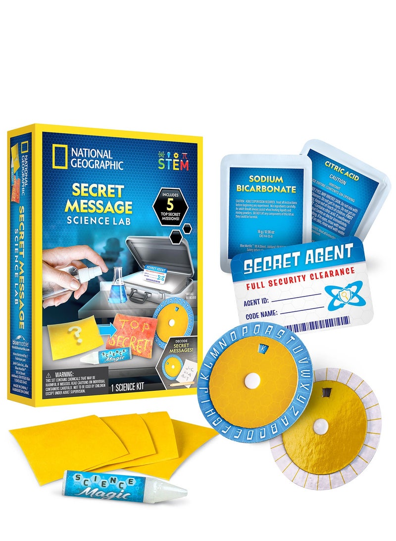 NATIONAL GEOGRAPHIC Blue Marble National Geographic Secret Message Science Lab - Image 4