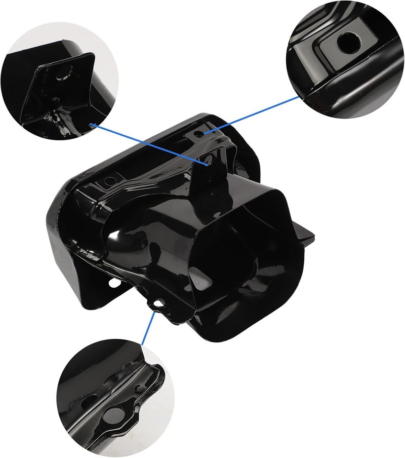 Anlseiod 1 Pair Black Exhaust Tips Bezels for Silverado Sierra 2019-2024 - Image 2
