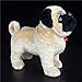TAMMYFLYFLY Pugsly Pug Plush Stuffed Animal Puppy Dog 12 inches Brown - Image 2