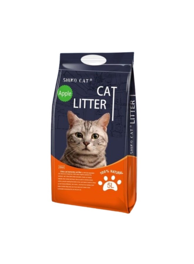 شيكو بيتس رمل كربوني للقطط برائحة التفاح