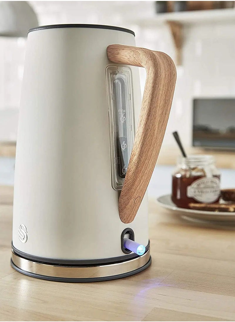 Swan Nordic Cordless Kettle White 1.7L  - Image 5