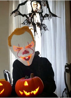 Generic Glowing Eyes of the Damned: LED Clown Mask for  Nights  - Image 3