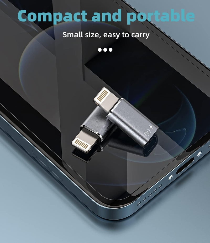 WASRUYI iPhone OTG Adapter USB C Female to Lightning Male(2Pack)Apple Charger Data Sync Dongle Type-c Camera Card Reader Flash Drive Keyboard Mouse U Disk Converter for 14 13 11 12 Pro Max Xr X Xs 8 7 Se Plus - Image 3
