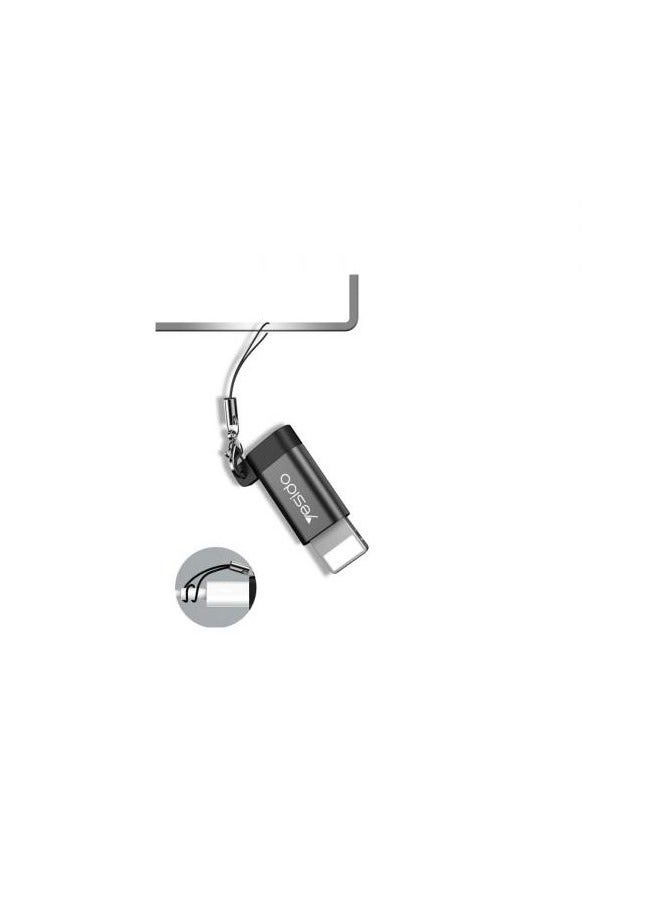 GS05 Micro To Lightning OTG Adapter Black