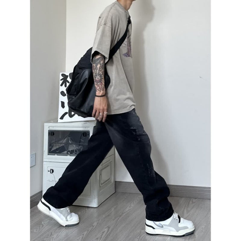 Unisex Casual Daily Denim Jeans - Image 5