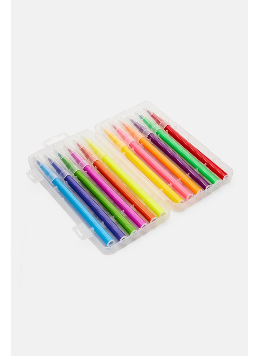 VOTUM Brilliant Brights 12 Watercolor Brush Pens, White  - Image 2