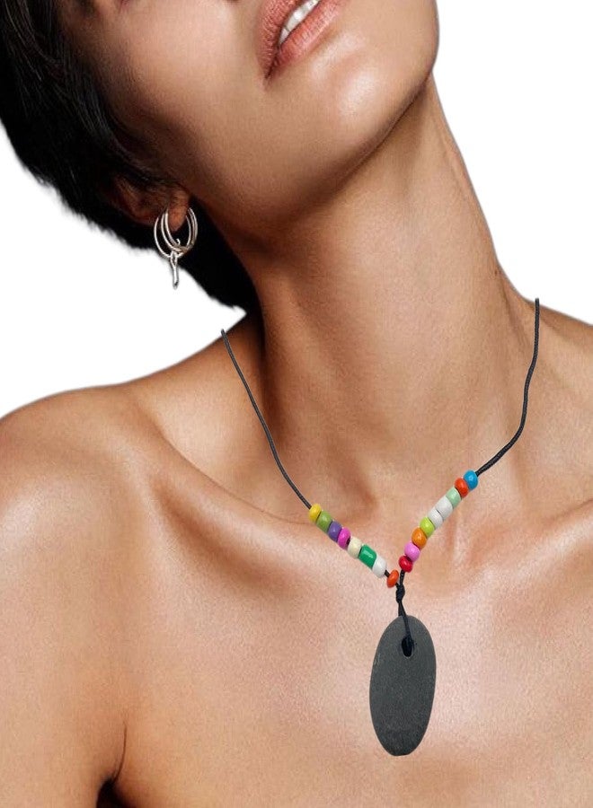 Lifetop Lifetip 10PCS Top Drilled Pebbles, 0.8"-1.0" Tiny Drilled River Stones, Rocks for Crafts,Painting,Pendants,Stone Beads - Image 4