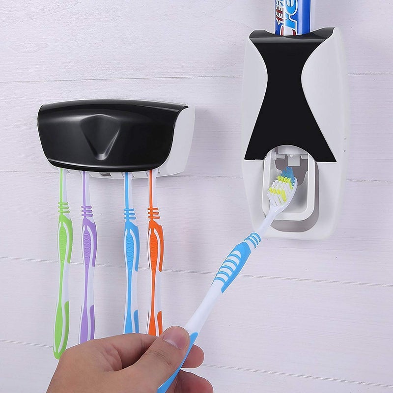 Vroxy Vroxy Automatic Toothpaste Dispenser Wall Mounted Hands Free Toothpaste Squeezer for Washroom Bathroom Multi Color - Image 2